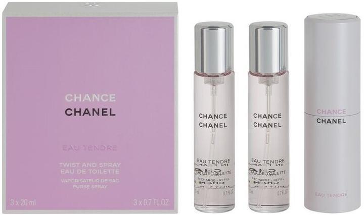 Actual product image Chanel Chance Eau Tendre (1+2 refills) (Body care set)