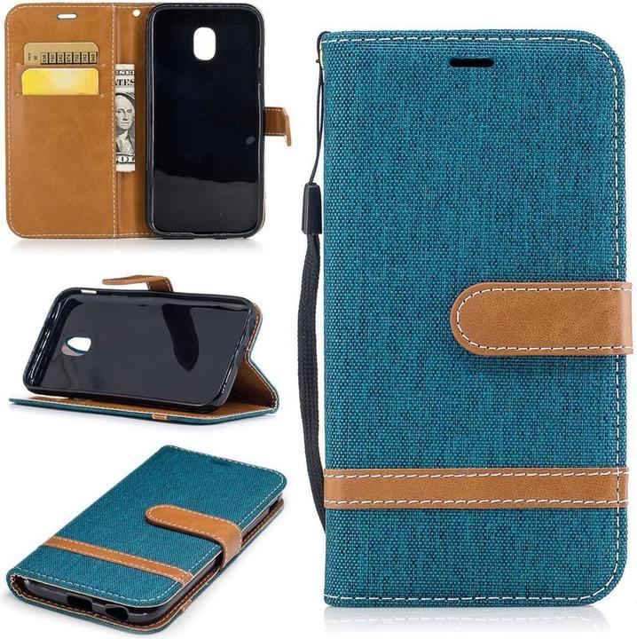 Produktbild König Design Hülle Handy Schutz für Samsung Galaxy J3 (2017) Case Cover Tasche Wallet Etui (Samsung Galaxy J3 (2017))