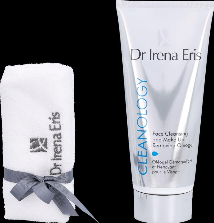 Actual product image Dr Irena Eris Dr. Irena Eris dr. Irena Eris Cleanology Oleozel 175 ml + towel - Long shelf life! (Cleaning cloths, 175 ml)