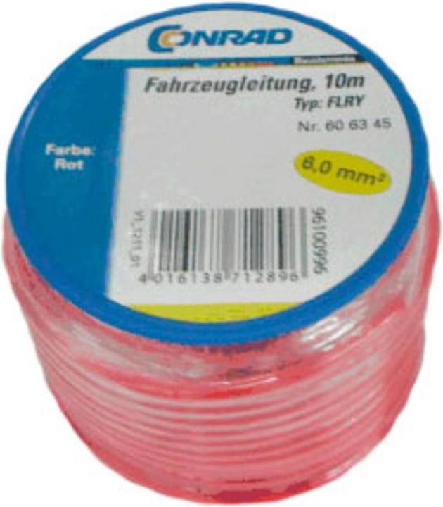 Produktbild Conrad Components Fahrzeugleitung FLRY-B 1 x 6 m (10 m)