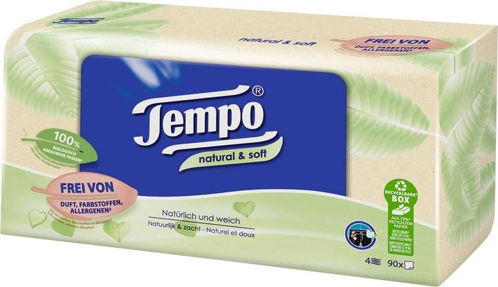 Tempo Taschentücher natural & soft