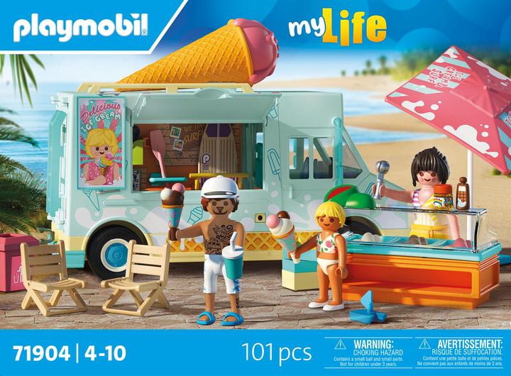 Productafbeelding Playmobil IJstruck met surfshop (71904, Playmobil Mijn Leven)