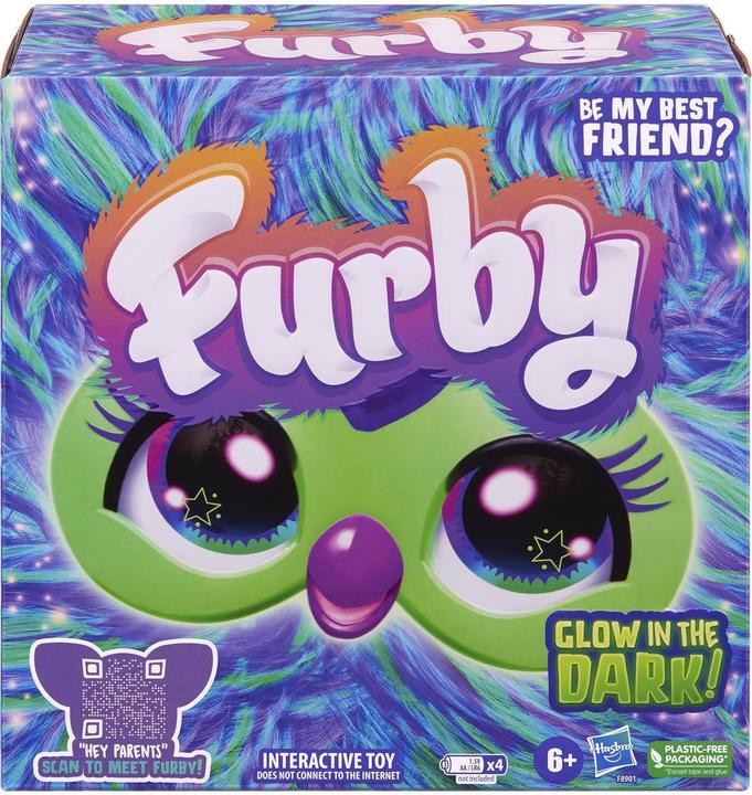 Produktbild Furby Galaxy Edition, Glow in The Dark, 15 Fashion Accessories, Interactive Plush Toys for 6 Year Ol