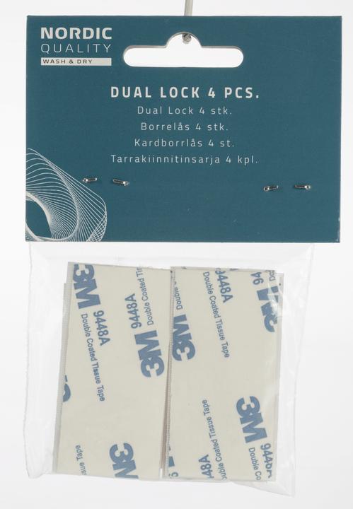 Image du produit Deltaco Nordic Quality Dual lock, 2 x 4 pcs