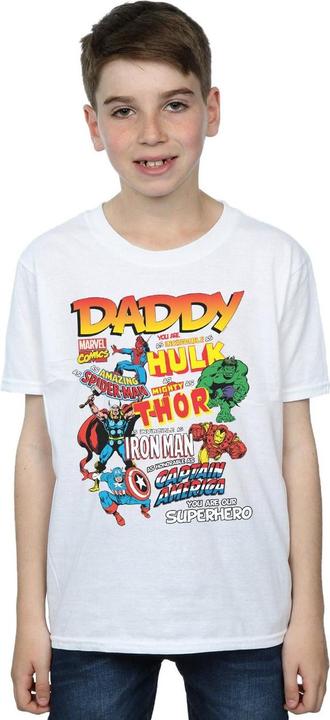 Immagine prodotto Our Dad Superhero Maglietta Ragazzi (140, 146)