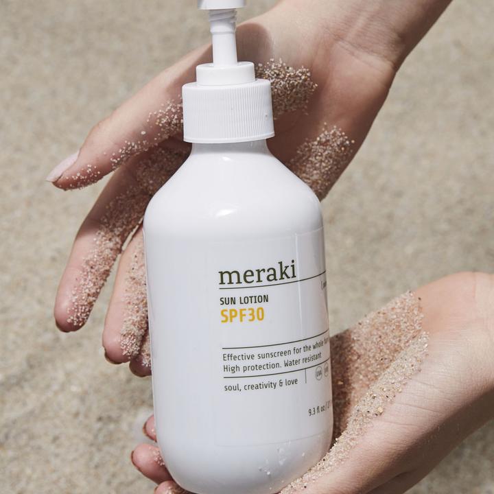 Actual product image Meraki Sunscreen, Pure (Suntan cream, SPF 30, 576 ml, 280 g)