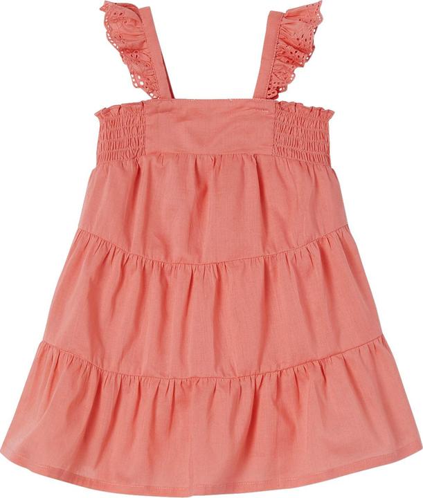 Vertbaudet Mädchen Baby Kleid mit Stufenvolants