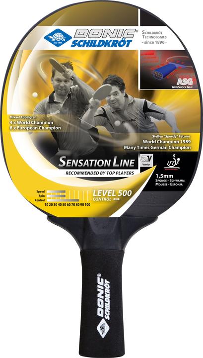Image du produit Donic Schildkröt Raquette de tennis de table "Donic Sensation Line 500" 714402