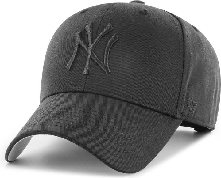 47 Brand Snapback Kinder Cap BASIC New York Yankees schwarz (52, 53, 54, 55, 56)