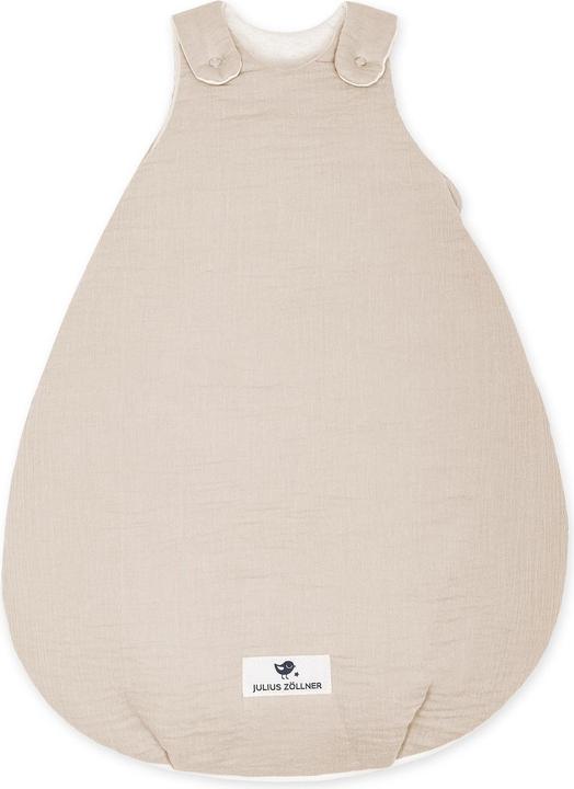 Julius Zöllner Sacco a pelo Baby All Year in mussola Sand Gr. 68/74 (74 cm, 2,5 TOG)