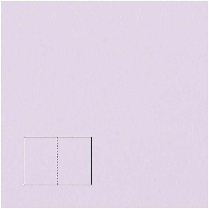 Produktbild Rico Design Paper Poetry Essentials B6 Klappkarte Flieder (5 Stk.)