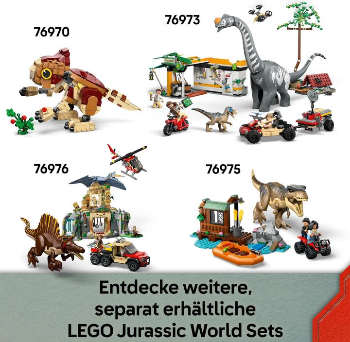 Produktbild LEGO Raptor: Verfolgungsjagd mit dem Geländewagen (76972, LEGO DC)
