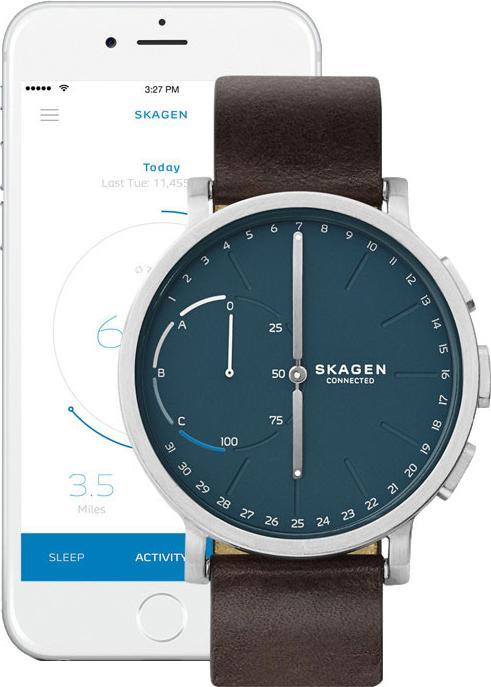 Skagen Hagen Connected (Hybrid Uhr, Analoguhr, 42 mm)