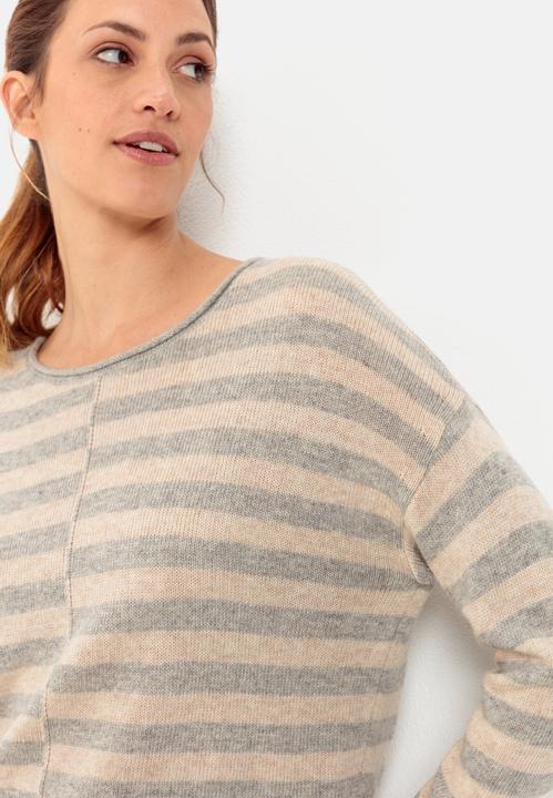 Actual product image Camel Active Knitted jumper with striped pattern (XL)