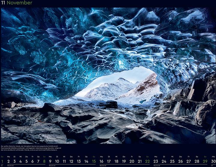 Produktbild Island - Wandkalender 2026 (60 x 45 cm, Harter Einband, Deutsch)