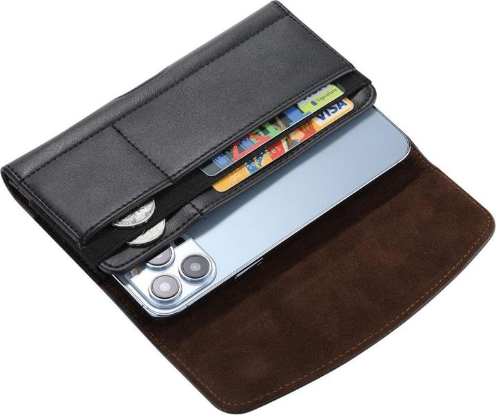 Immagine prodotto Werkstein Universal XXXL Leder Tasche mit Gürtelclip - Schwarz