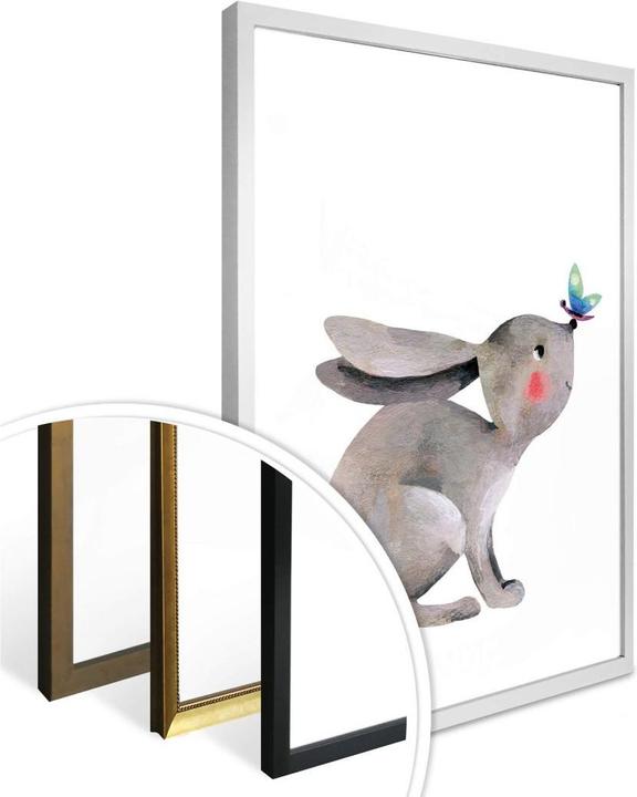 Produktbild Trenddeko Blanz - Kleiner Hase (60 x 80 cm)