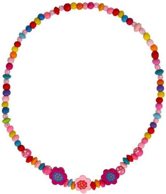 BB Klostermannn Kette Holz mit Blumen (Holz)