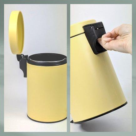 Image du produit Kela Poubelle Monaco jaune (3 l)