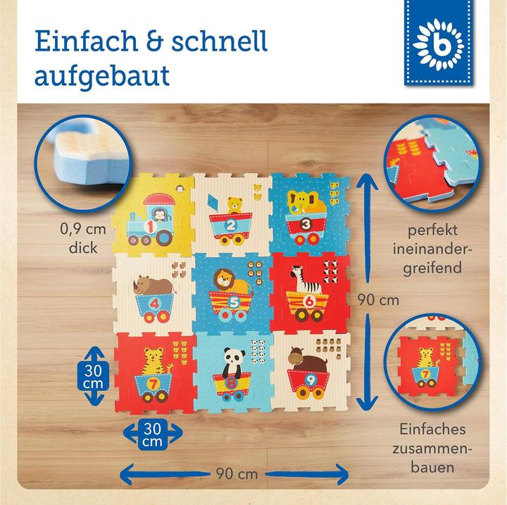 Produktbild Bieco Puzzlematte - Tier Motivzug