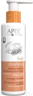 Apis Natural Cosmetics Apis Fruit Cleansing Fruit Yogurt For Demakjażu And Face Wash For All Skin Types 150Ml (Waschcrème, 150 ml)