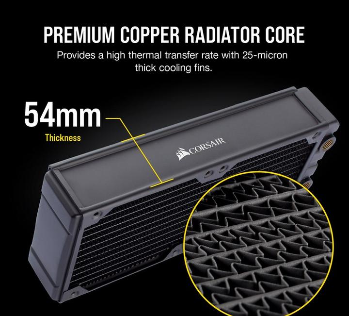 Actual product image Corsair Hydro X Series XR7 240mm (120 mm)