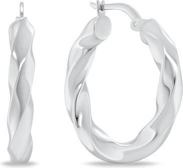 Brilio Silver - Cut silver earrings EA1147W (925 Silber)