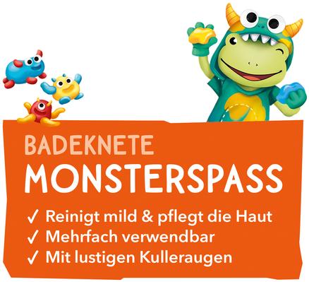Actual product image Tetesept Children Monster Bathing Clay (333 ml, Bath salts)