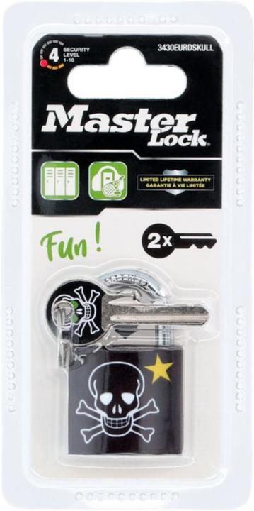 Actual product image Master Lock Skull
