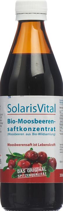Actual product image SolarisVital Organic cranberry juice Konz (Liquid)
