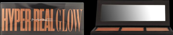 Actual product image MAC Cosmetics Hyper Real Glow Palette/ GET LIT (Shimmy peach, Highlighter, 13.50 g)