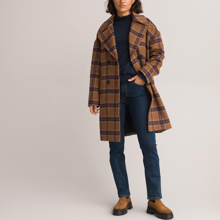 Produktbild La Redoute Collections Pullover mit gerüschtem Stehkragen und langen Ärmeln (XL)