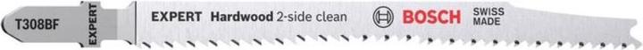 Image du produit Bosch Professional Zubehör Lame de scie sauteuse EXPERT 'Hardwood 2side clean' T 308 BF, 100 pièces