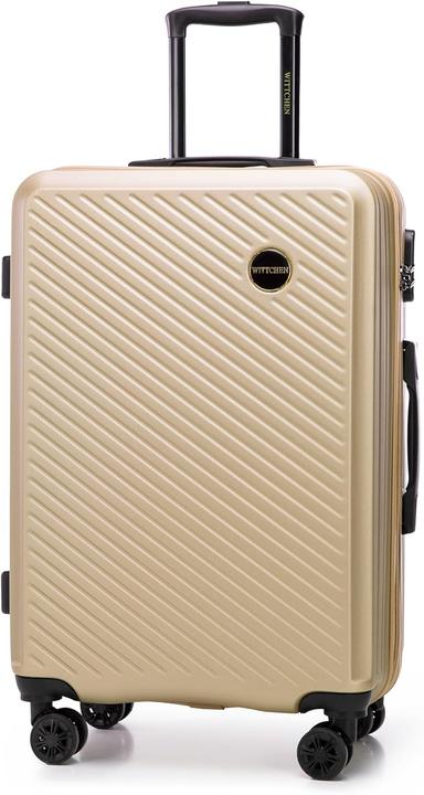 Wittchen 3-teiliges Kofferset Circle Line (96 l, Hand luggage (up to 50 litres), M (50 - 90l), L (90 - 115l))