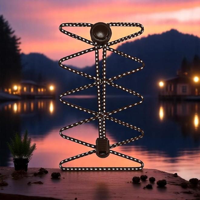 Immagine prodotto LaceGodZ 1 Paar ReflectPro Series elastische, stark reflektierende Schnürsenkel (100 cm)