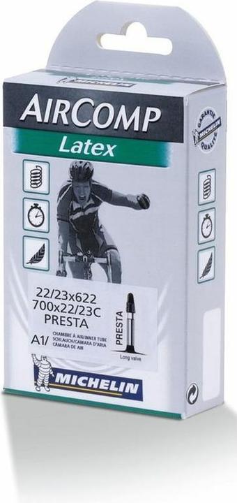 Actual product image Michelin AIRCOMP LATEX 700x22/23c Presta 42mm (Presta (SV), 28", 40 mm)