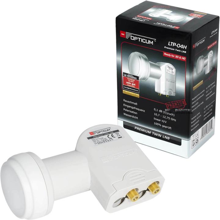 Immagine prodotto Opticum LTP-04H Twin (Doppio LNB, 40mm)