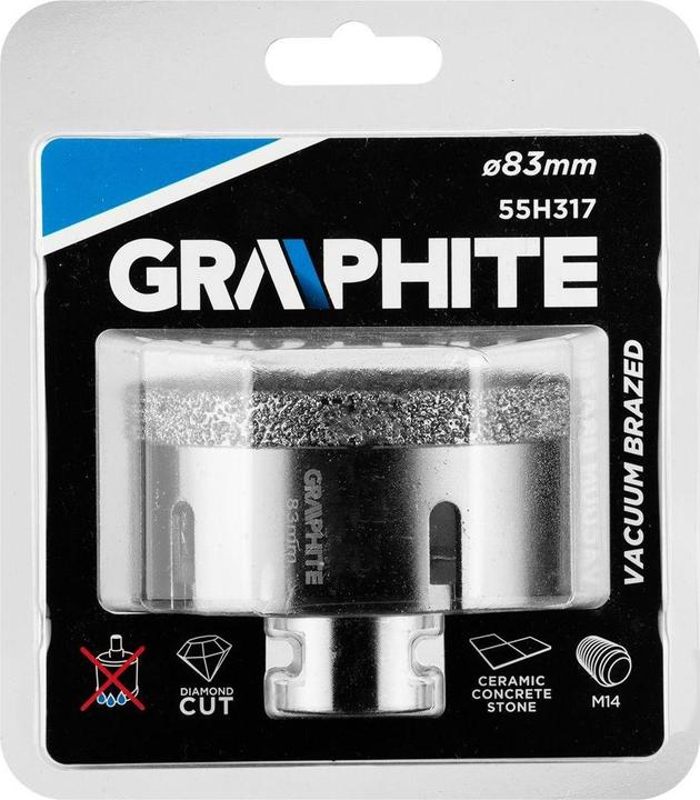 Actual product image Graphite DIAMOND SCALE 83 MM X M14 55H317 (8.3 centimetres)
