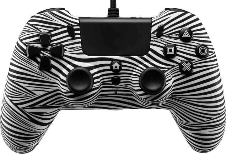Immagine prodotto Qubick Wired Controller Nero Bianco (PS4) (PS4, PC)