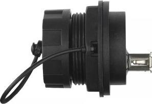 Actual product image Good Connections Alcasa IC04-U206. Plug: USB A, Product colour: Black, Connector gender: Female (USB-A, USB-A)