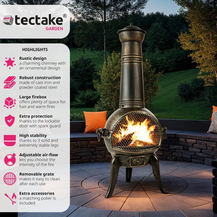 Produktbild tectake Terrassenofen
