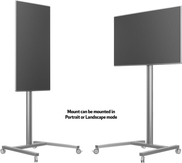 Immagine prodotto Multibrackets Espositore 180 Single Silver (Universale, 63", 50 kg)