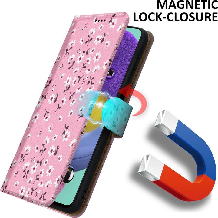 Actual product image Cadorabo Book cover with print (Samsung Galaxy M40s)