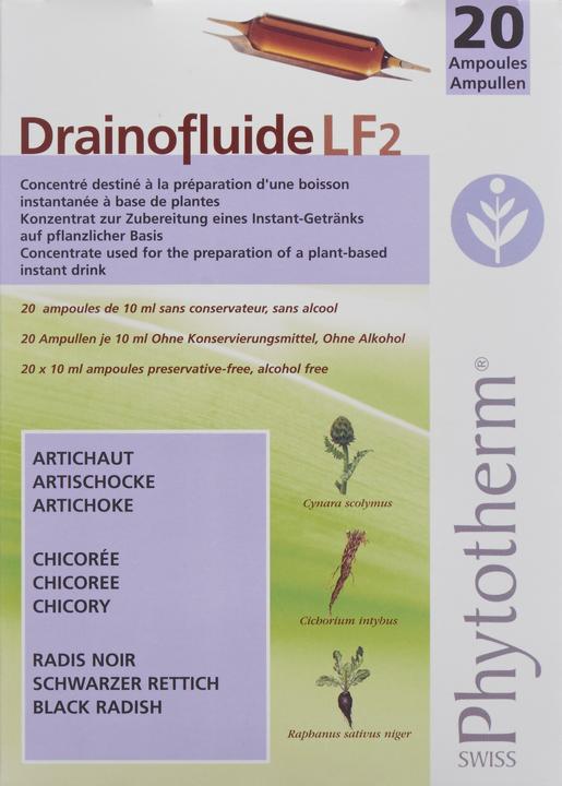 Actual product image Drainofluid LF No. 2 Ampoules (20 Piece, Ampoule, 358 g)