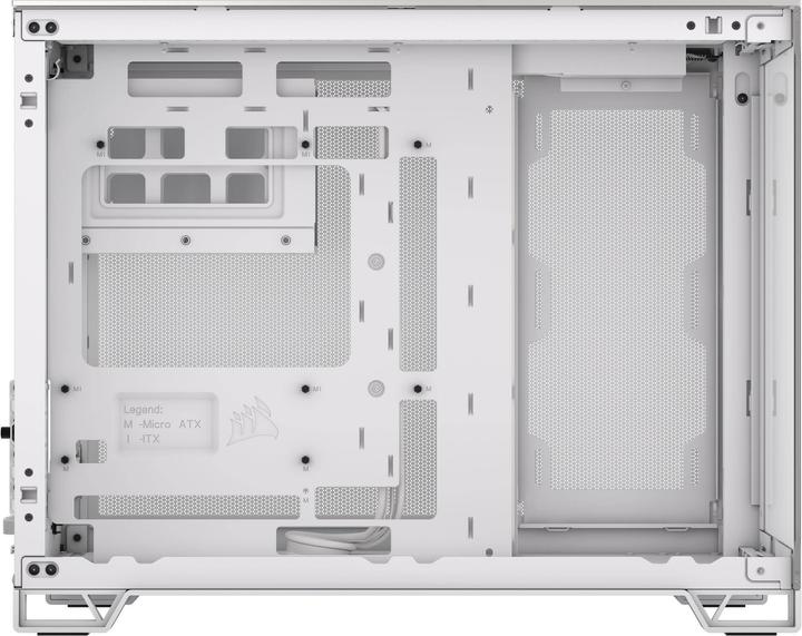 Produktbild Corsair 2500X (wei?/aluminium, Tempered Glass x 2) (mATX, Mini-ITX)