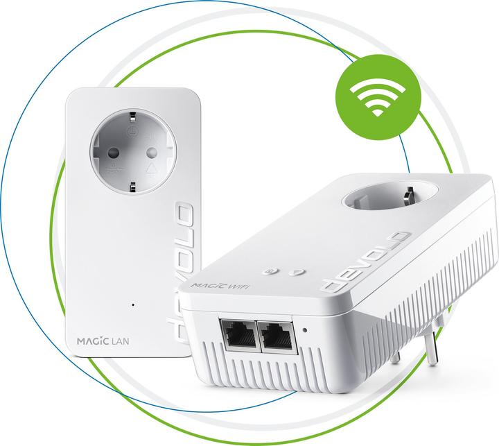 Productafbeelding Devolo Magic 2 WiFi next Starter Kit (2400 Mbit/s)