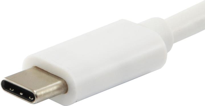 Actual product image equip USB type C to (USB-C, 3 Ports)