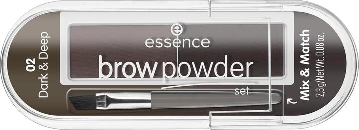 essence Eyebrow Powder Set 02 dark & deep (Dark & Deep)