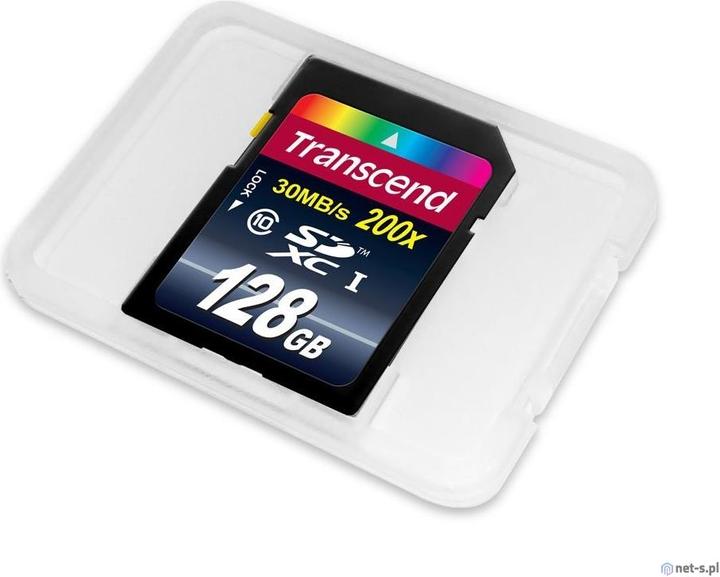 Actual product image Transcend SDXC Ultimate 200x (128 GB, SDXC, U1, UHS-I)