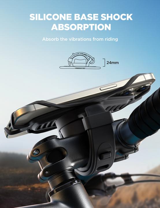 Image du produit Joyroom Support de téléphone en silicone pour vélo